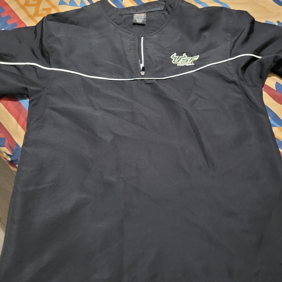 VTG Men Size M Nike Team Dri-fit USF Bulls University of South Florida pullover - Picture 13 of 13